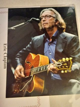 Eric Clapton Signed Photograph,  Album