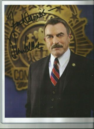 Tom Selleck Autographed 8.  5 X 11 Picture Autograph Signed Photo