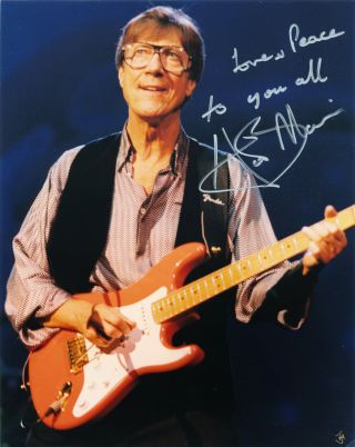 Hank Marvin (the Shadows) Autograph 8x10 Signed Photo (hand Signed)