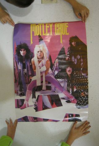 Motley Crue Poster Vintage Band Shot