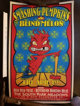 Smashing Pumpkins Blind Melon Siamese Dream 1994 Tour Poster 1 Of 1