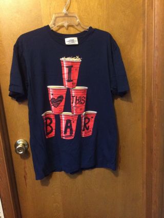 Toby Keith T Shirts I Love This Bar Red Solo Cup Sz L