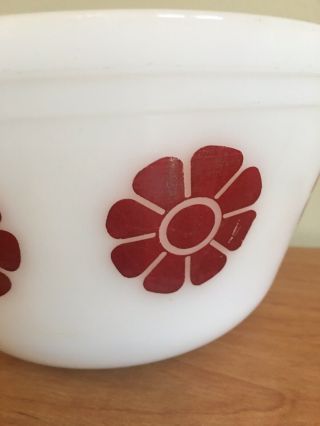 Federal Glass Daisy Bowls Set Of 3 Milk Glass Vintage 5