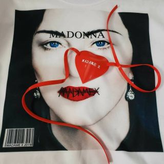Madonna Madame X Official Eye Patch Latex Medellin Red