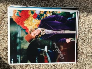 Gene Wilder Willy Wonka 8x10 Signed Photo Autograph Picture