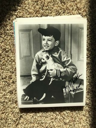 Jerry Mathers Leave It To Beaver 8x10 Signed Photo Autograph Picture