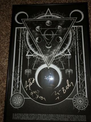 A Perfect Circle Signed 2017 Tour Concert Poster