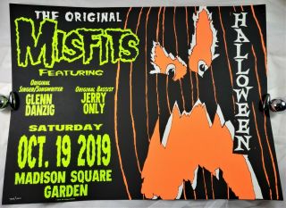 The Misfits Madison Square Garden Msg Nyc Show Poster Danzig Jerry Only