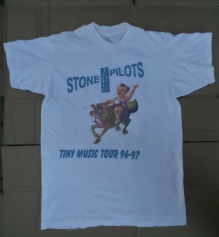 Stone Temple Pilots Vintage Tour T Shirt Tiny Music Tour 96 - 97