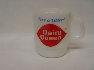 Fire - King Dairy Queen Drive - In Restaurant Live A Little Advertising Coffee Mug