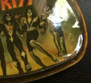 KISS DESTROYER BELT BUCKLE Vintage labeled PACIFICA 1976 Band stored not worn 6