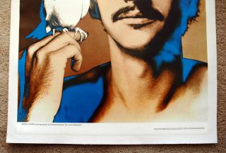 Vintage 1967 BEATLES - Ringo Starr Richard Avedon Poster music rock art 4