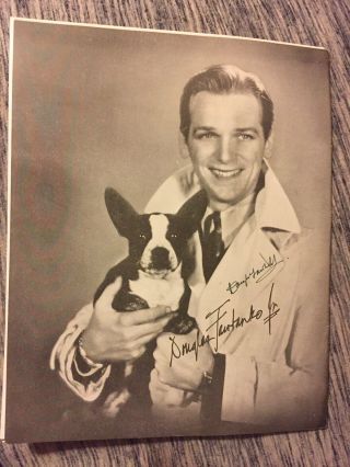 Douglas Fairbanks Jr Hand Signed Autographed 8 X10 Photo W/coa