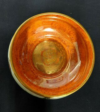 Antique Wedgwood Orange Lustre Butterfly Bowl Daisy Makeig Jones