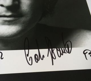John Lennon Quarrymen Hand Signed 12x12 Photo RARE The Beatles Paul McCartney 5