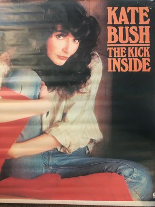 Kate Bush The Kick Inside Authentic And Rare Oversized Promo Poster 1978