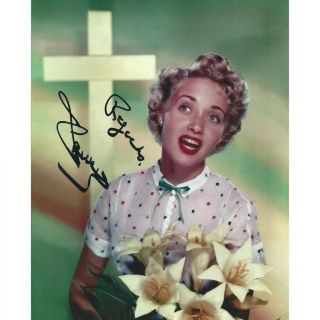 Jane Powell Silver Screen Legend,  Sexy Signed 8x10 Photo