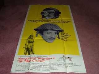 Beatles Ringo Starr The Magic Christian 3 Sheet Movie Poster -
