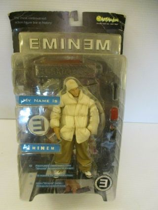 Art Asylum Eminem My Name Is Bedroom Puffa Jacket Figurine In Packet