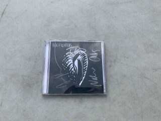 Foo Fighters One By One Cd Cover Signed By The Group Complete 2 Cds