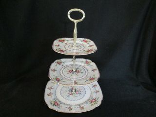 Royal Albert - Petit Point - 3 Tiered Cake Stand