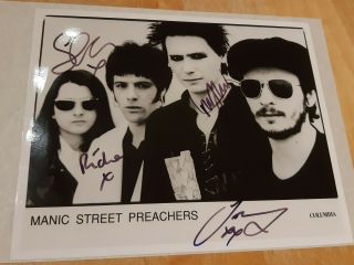 Manic Street Preachers Signed Autograph Photo Authentic Richey Edwards