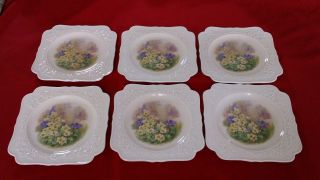 14 Vintage Crown Ducal Salad/dessert Plates Gainsborough England