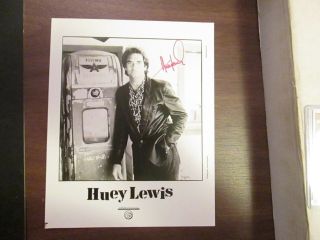 Huey Lewis Hand Signed Autograph 8x10 W/coa