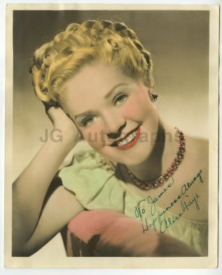 Alice Faye - Actress,  Singer - Authentic Autograph