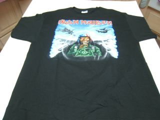 Iron Maiden Final Frontier 2010 Texas T - Shirt W/dates Size Xl