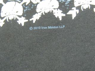 Iron Maiden Final Frontier 2010 Texas T - Shirt w/Dates Size XL 7