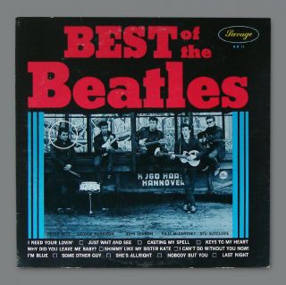 Rare Pete Best Best Of The Beatles 1966 Lp Album - Bm 71
