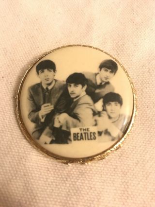 Vintage 1964 The Beatles Brooch Pin By Nems Ltd Styled By Nicky Byrne