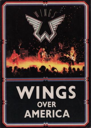 Paul Mccartney & Wings 1976 U.  S.  Wings Over America Tour Program Book / Ex 2 Nmt