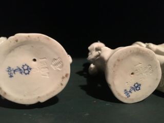 Nymphenburg White Cherub Putti Blanc de Chine Porcelain Figurines 8