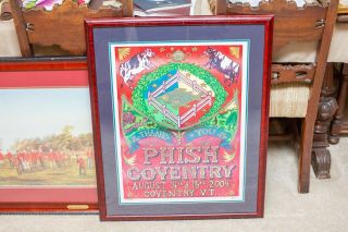 Phish Limited Edition Coventry Poster.  Signed By Jim Pollock 7025/11,  000