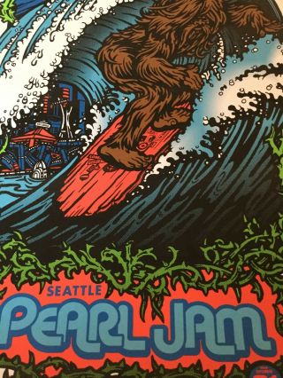 Pearl Jam - Concert Poster - Seattle 9/21/09 - Ames Bros. 2