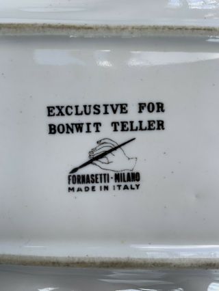 Vintage PIERO FORNASETTI Milano Italy porcelain Crumpled Gold Paper Tray PAIR 2 7