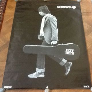 Jeff Beck There And Back The Final Piece Promo Poster Epic 1980