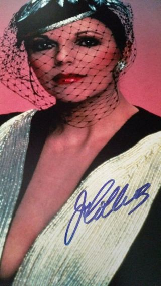 Joan Collins Signed Autographed 11x14 Photo Dynasty BAS Beckett 3