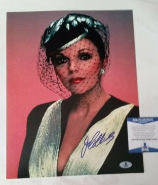 Joan Collins Signed Autographed 11x14 Photo Dynasty BAS Beckett 4