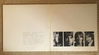 The Beatle White 1968 LP Album VERY LOW 0051247 SWBO - 101 W/ poster,  all 4 photos 3