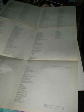 LP The Beatles White Album Complete Number0226936 4 pictures poster 6