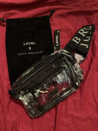 Jonas Brothers X Laval Official Clear Fanny Pack Exclusive Happiness Begins Tour