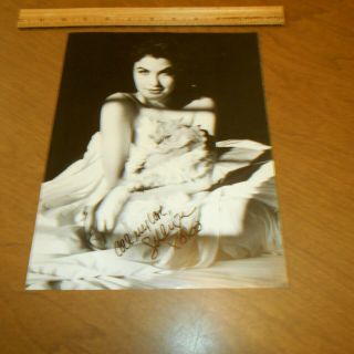 Mystery ? Is An American Actress Hand Signed 8.  5 X 11 Photo