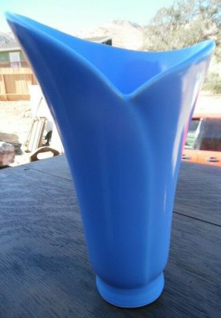May & Vieve Hamilton Rare Vernon Kilns California Pottery Vase Calas No.  3 Blue