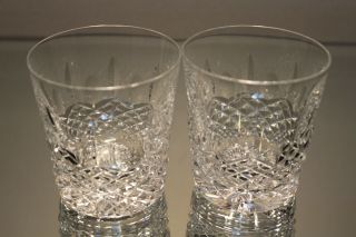 Waterford Crystal Kenmare 9 Oz Old Fashioned Tumblers Set Of Two 3½ Inch Tall 2