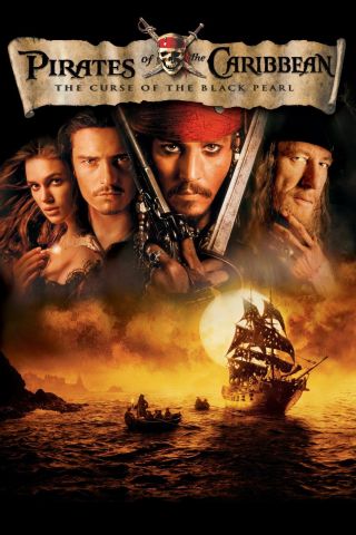 " Pirates Of The Caribbean; Curse Of The Black Pearl ".  Movie Poster Various Sizes