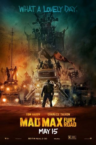 " Mad Max.  Fury Road ".  Tom Hardy Classic Action Movie Poster Various Sizes