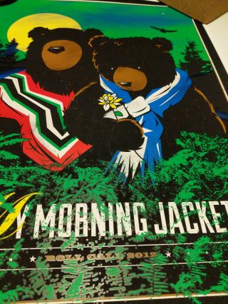 My Morning Jacket 2012 Roll Call Poster Randy Fung 4